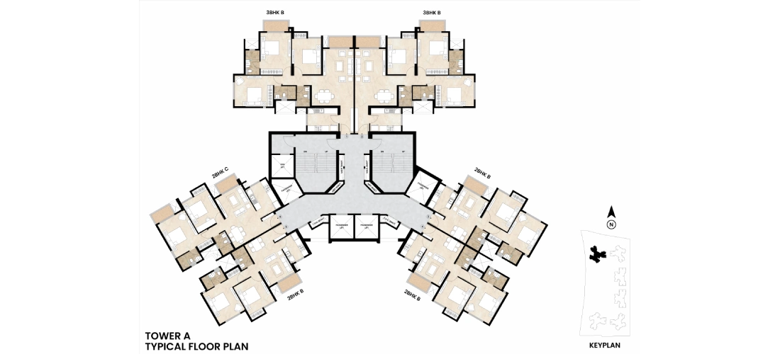 Shraddha park borivali east floor plan two