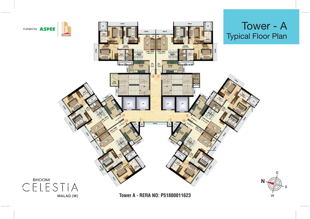 bhoomi celestia malad Floor Plan 1