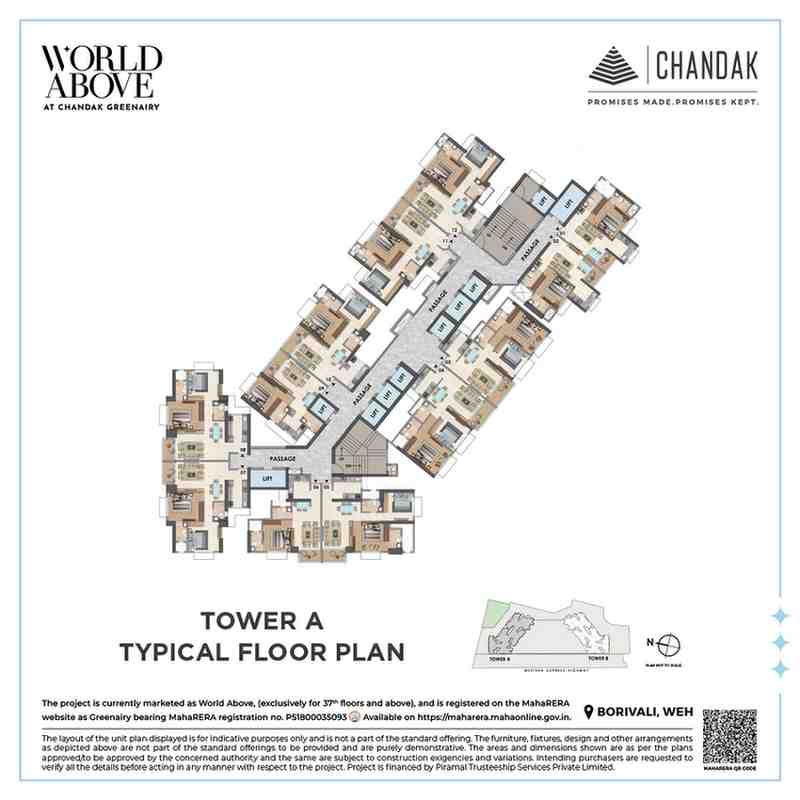 chandakgreenairy borivali east floor plan one