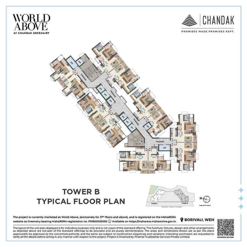 chandakgreenairy borivali east floor plan one