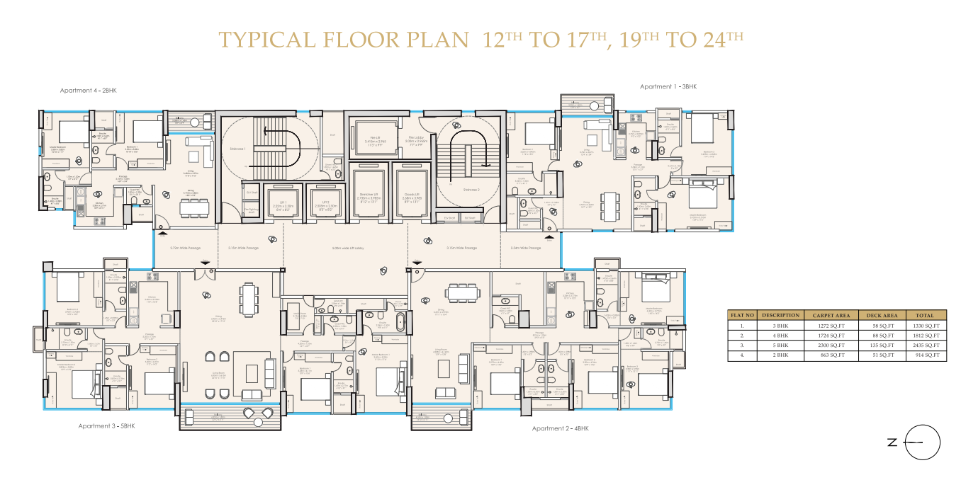 godrej reserve kandivali east floor master plan one